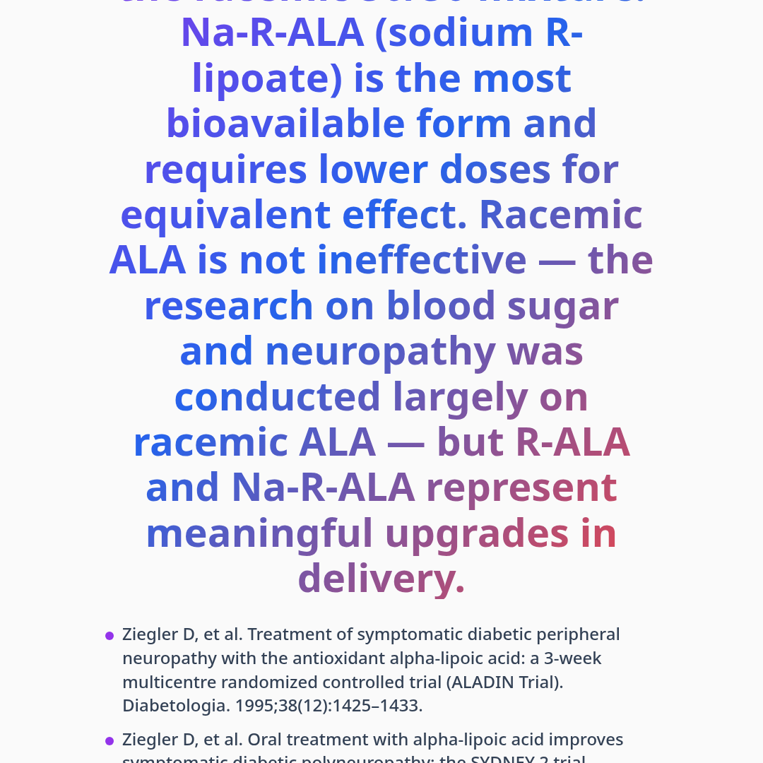 Bottom line — Alpha-Lipoic Acid: The Science Behind the 65% Search Surge