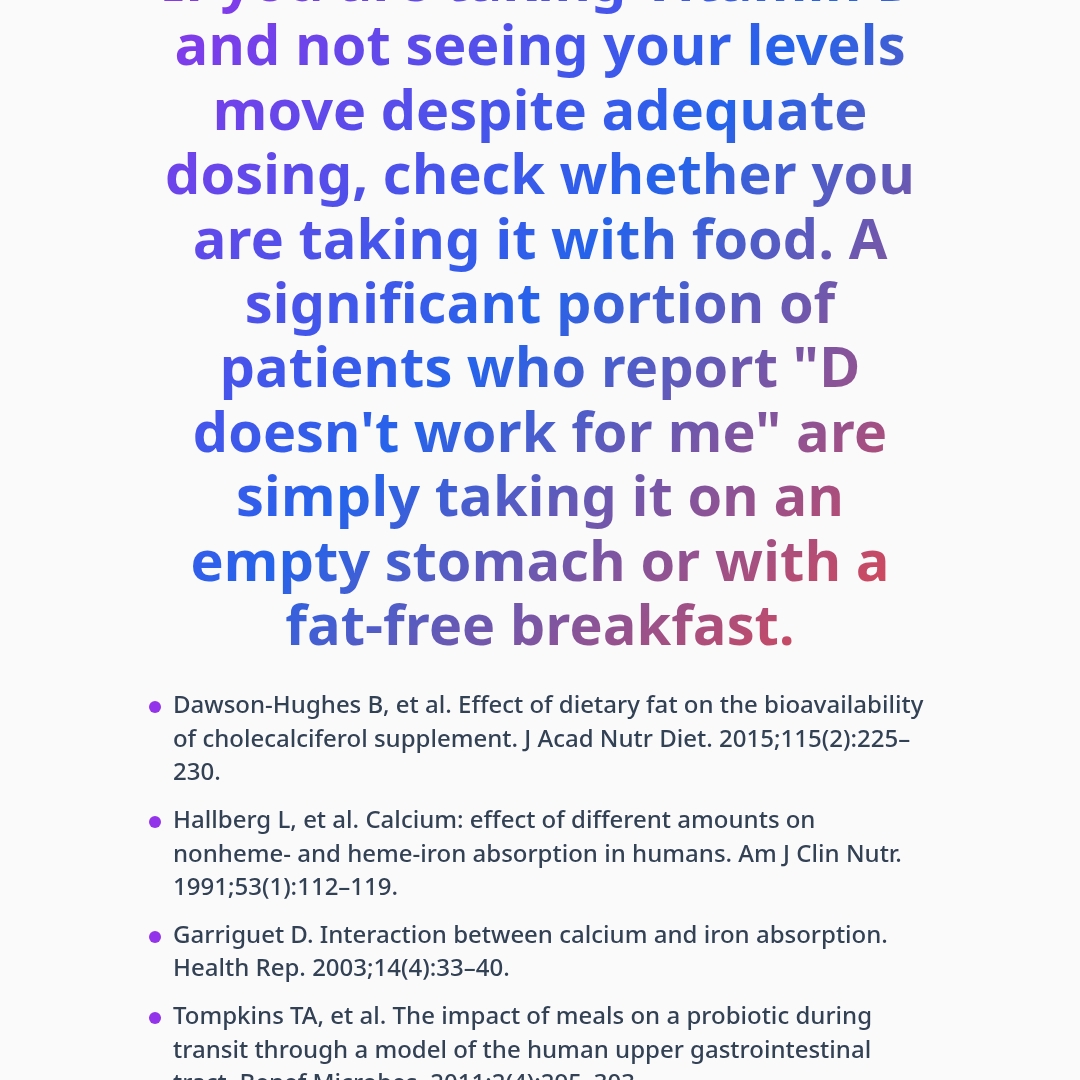 Bottom line — Best Time to Take Supplements: The Timing Guide