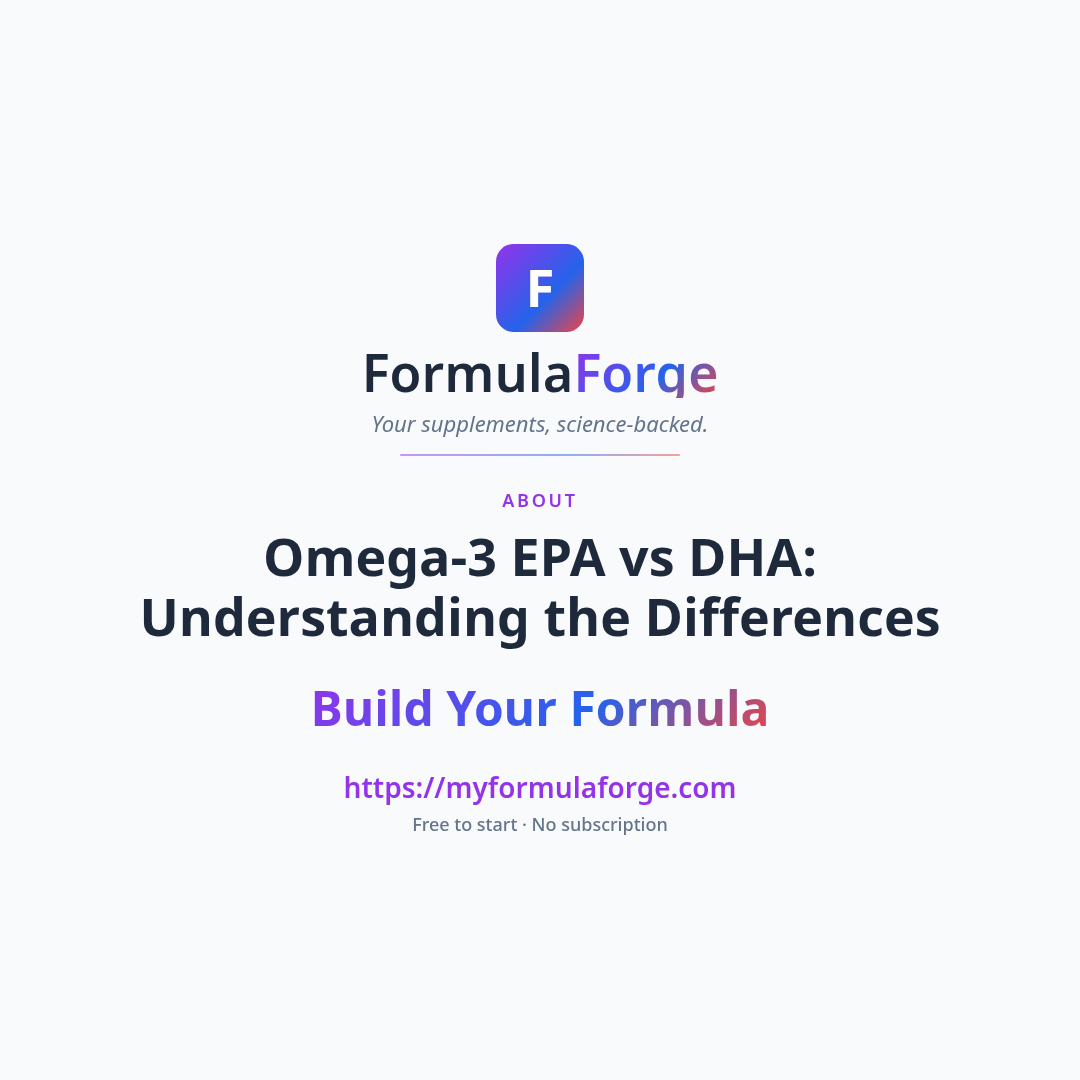Next steps — Omega-3 EPA vs DHA: Understanding the Differences